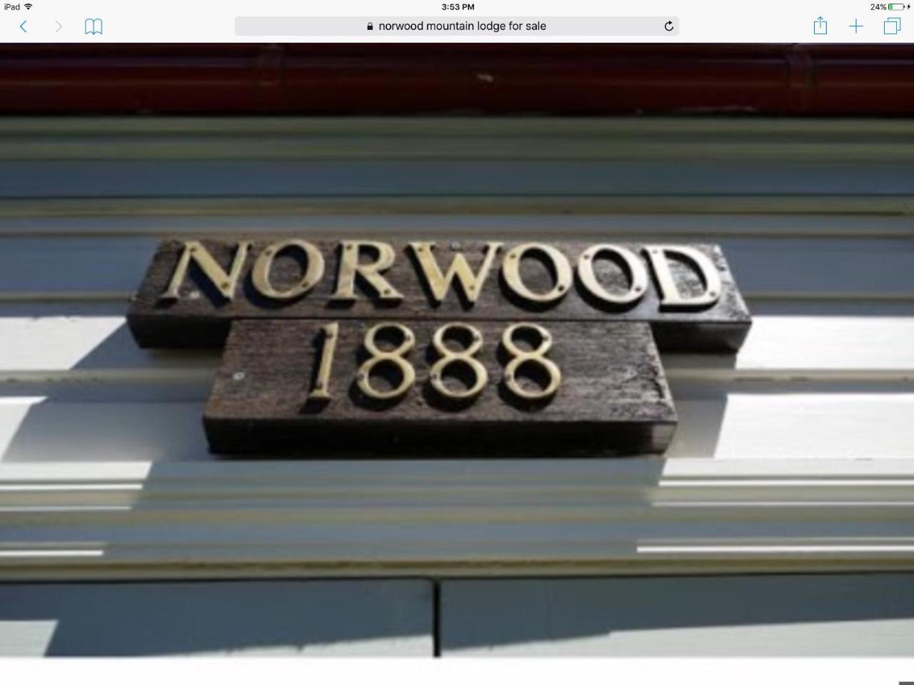 Norwood Mountain Lodge Блэкхит Экстерьер фото